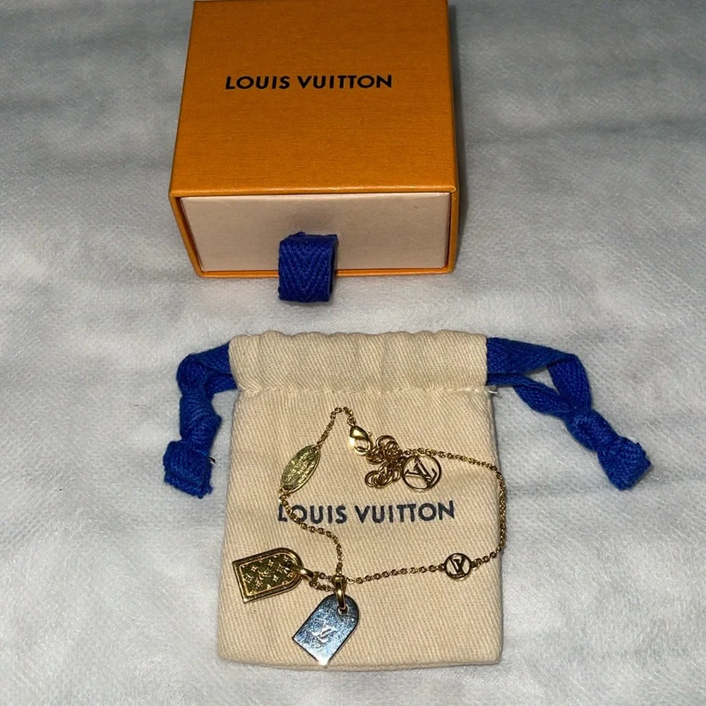Louis Vuitton preloved monogram bracelet excellent condition size 15-18cm - Picture 1 of 7